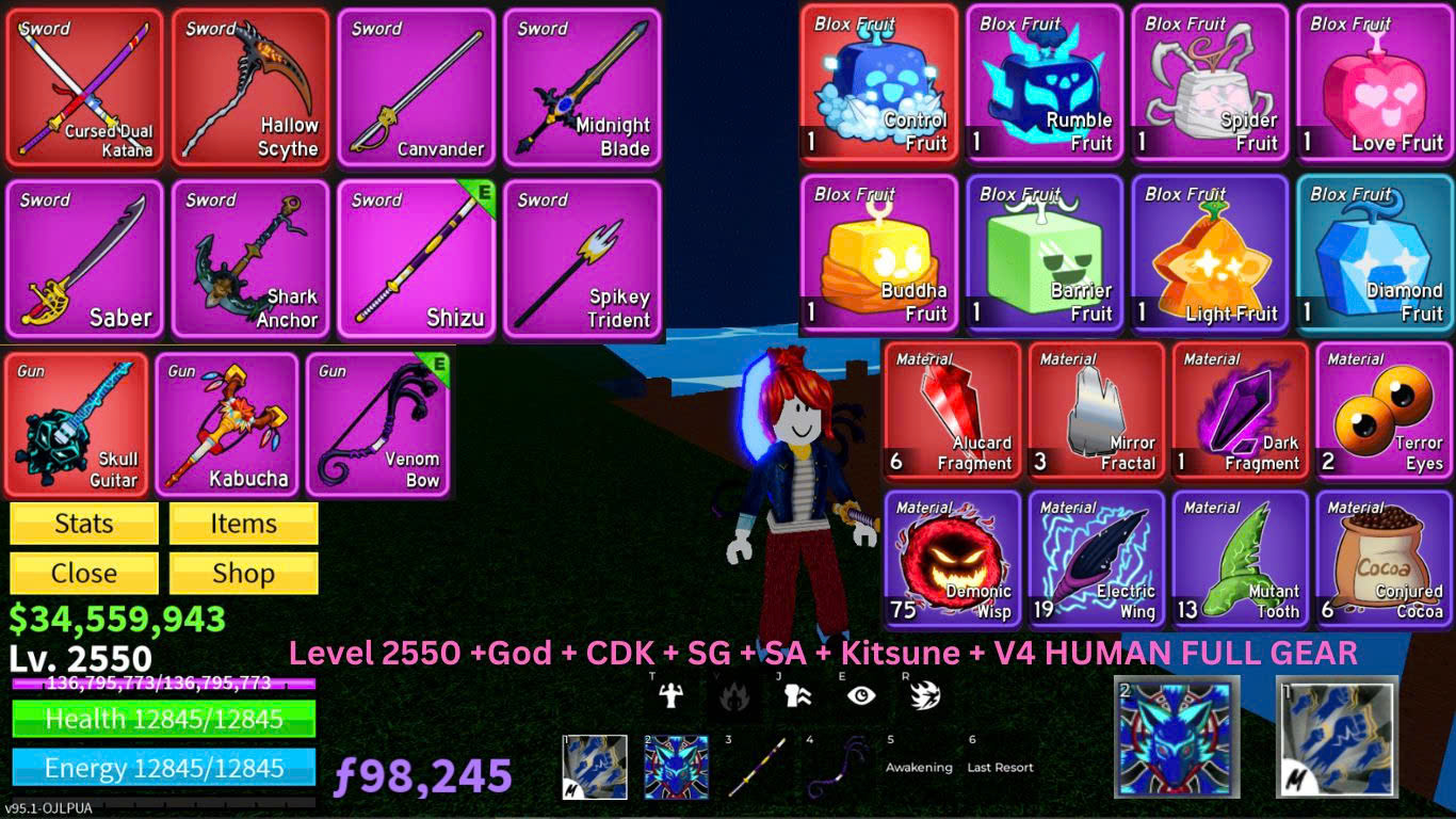 God + CDK + SG + SA + Kitsune + V4 HUMAN FULL GEAR