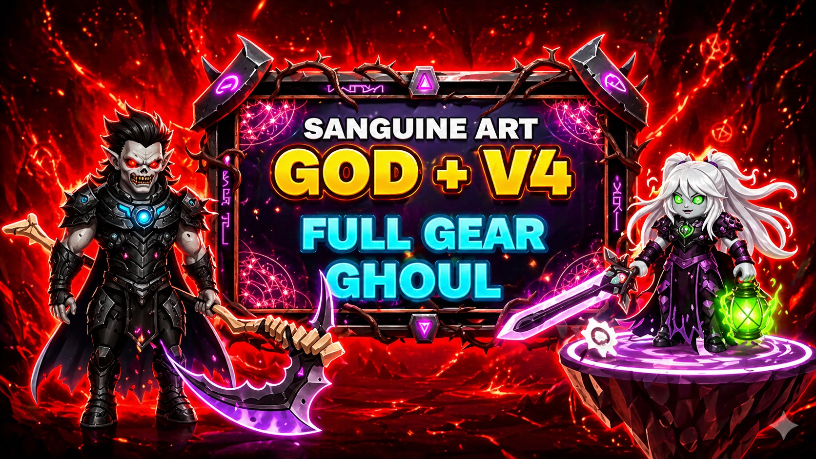 100% SANGUINE + CDK + GHOUL FULL GEAR