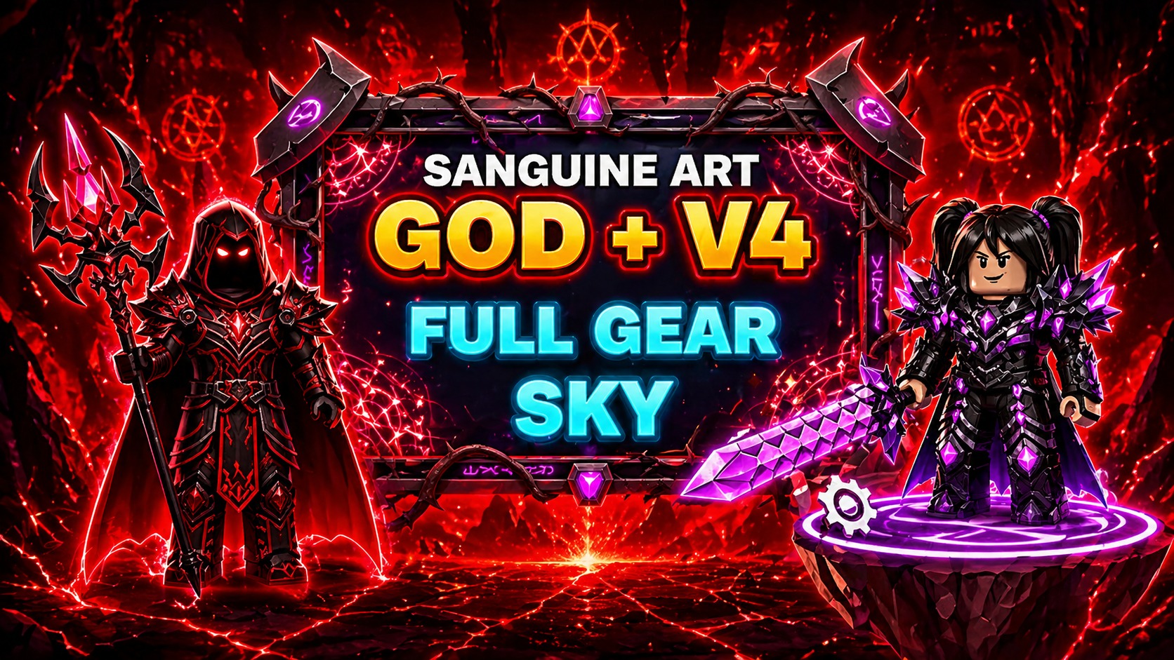 100% SANGUINE + CDK + SKY FULL GEAR