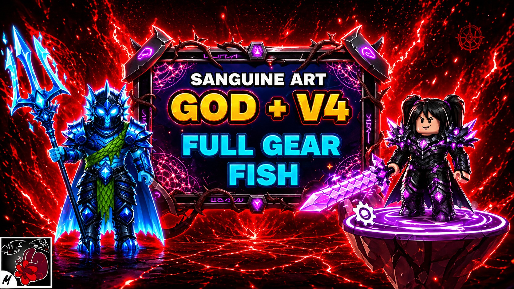 100% SANGUINE + CDK + FISH FULL GEAR